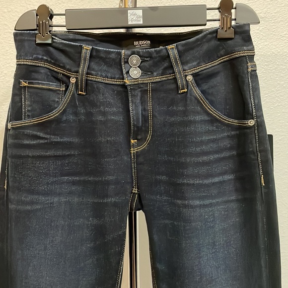 Hudson Los Angles BETH Long Baby Bootcut Jeans Size 26 - Picture 2 of 5